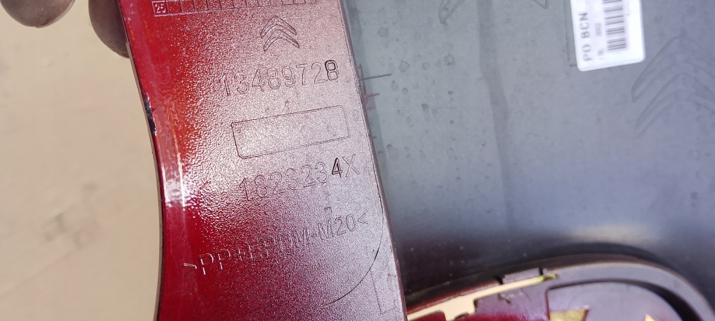 Бампер задний уголок левый задний citroen c3 aircross 13489728 оригинал Киев