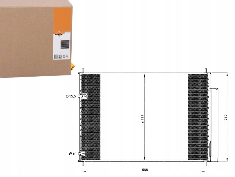 фото №1, Nrf 35839 конденсатор, кондиціонер