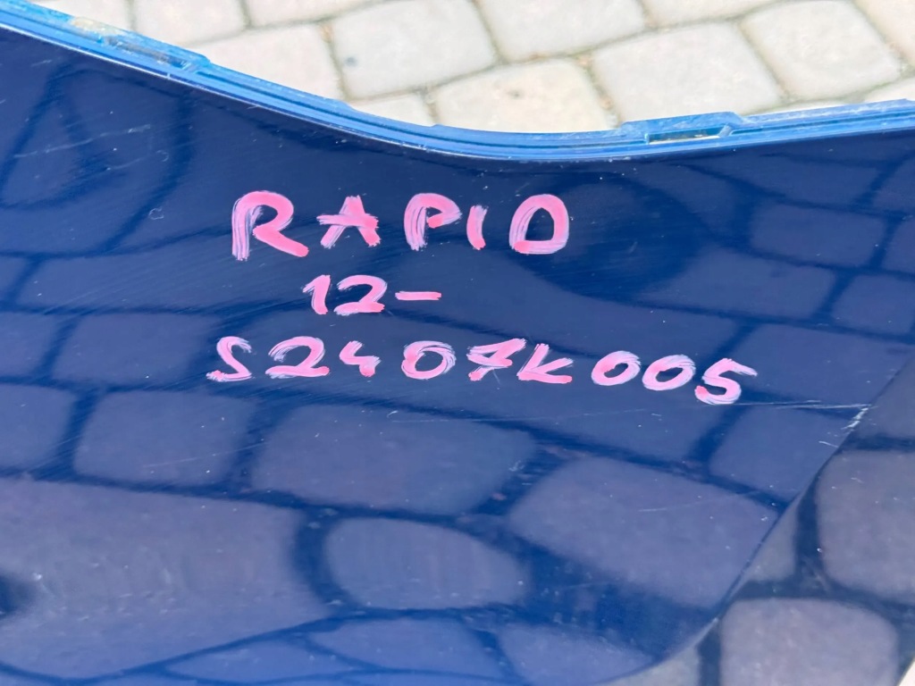 Skoda rapid 12-19 hb liftback sedan бампер задня задній Оригінал