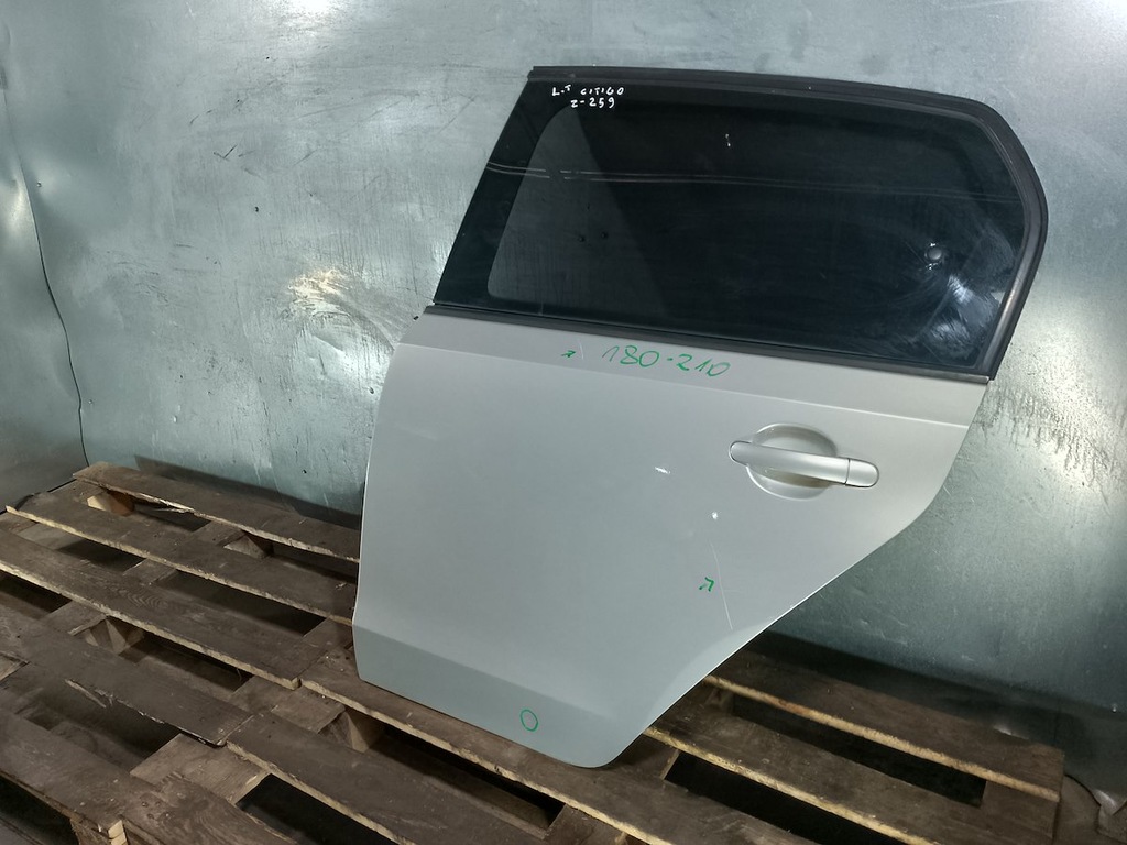 фото №3, Дверь левый задняя skoda citigo r7l хэтчбек
