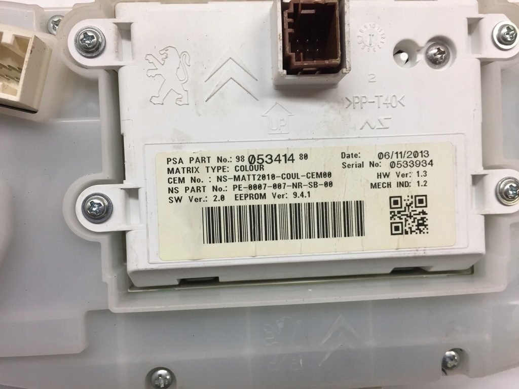 фото №6, Peugeot 2008 1.6 vti лічильник приладова панель europa