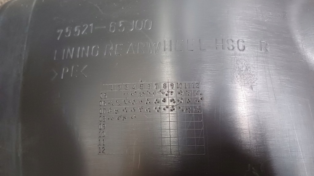 фото №7, Suzuki grand vitara 2 ii підкрилок правий задня праве задні 5d org bdb