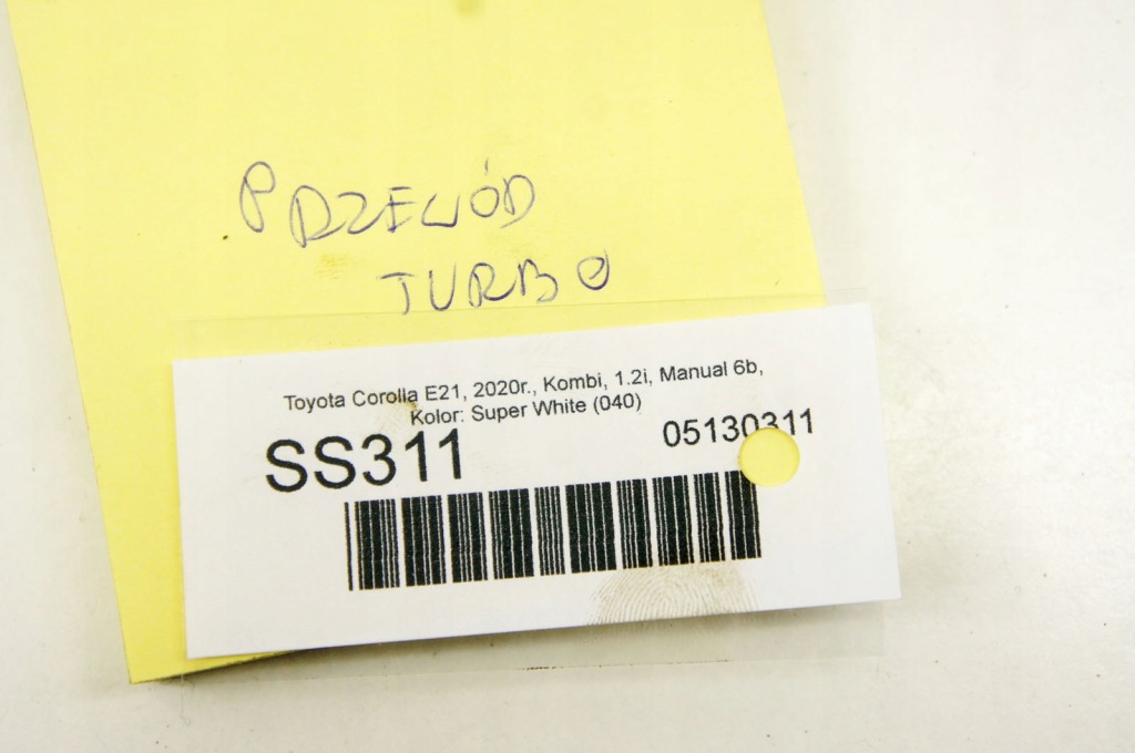 фото №5, Ss311 toyota corolla e21 xii 1.2i шланг турбонагнітача