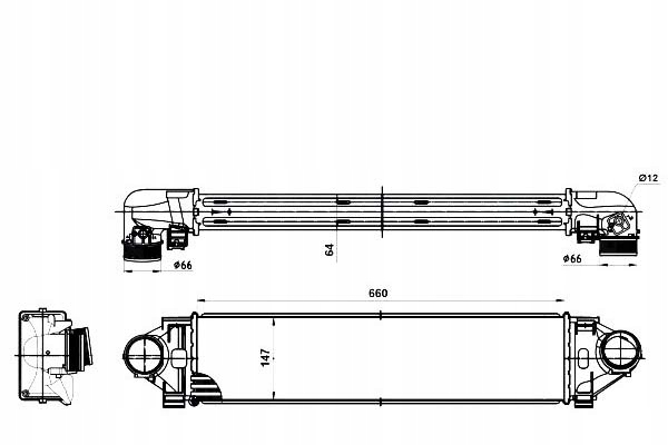 Купити Nrf інтеркулер volvo s60/xc60/xc70 2,0d/2,4d/3,0d