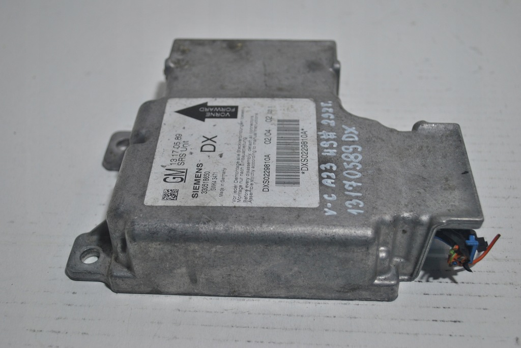 фото №7, Датчик подушка безопасности модуль opel vectra c 13170589dx