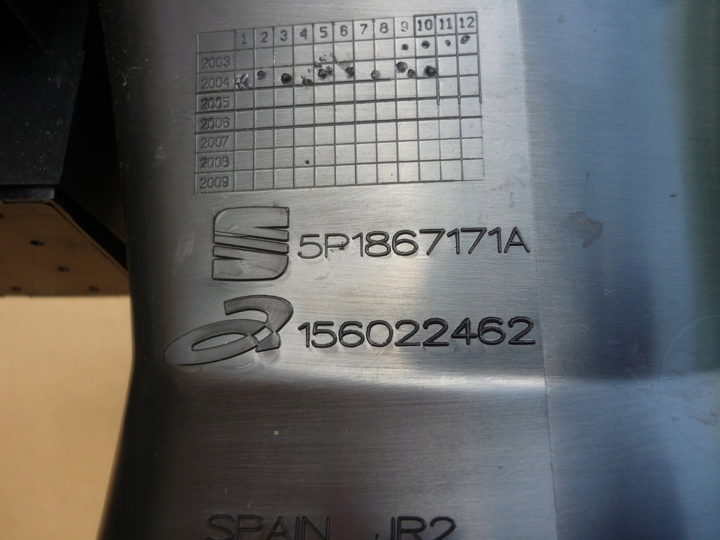 фото №12, Панель окон + ручка левый перед seat altea toledo iii europa