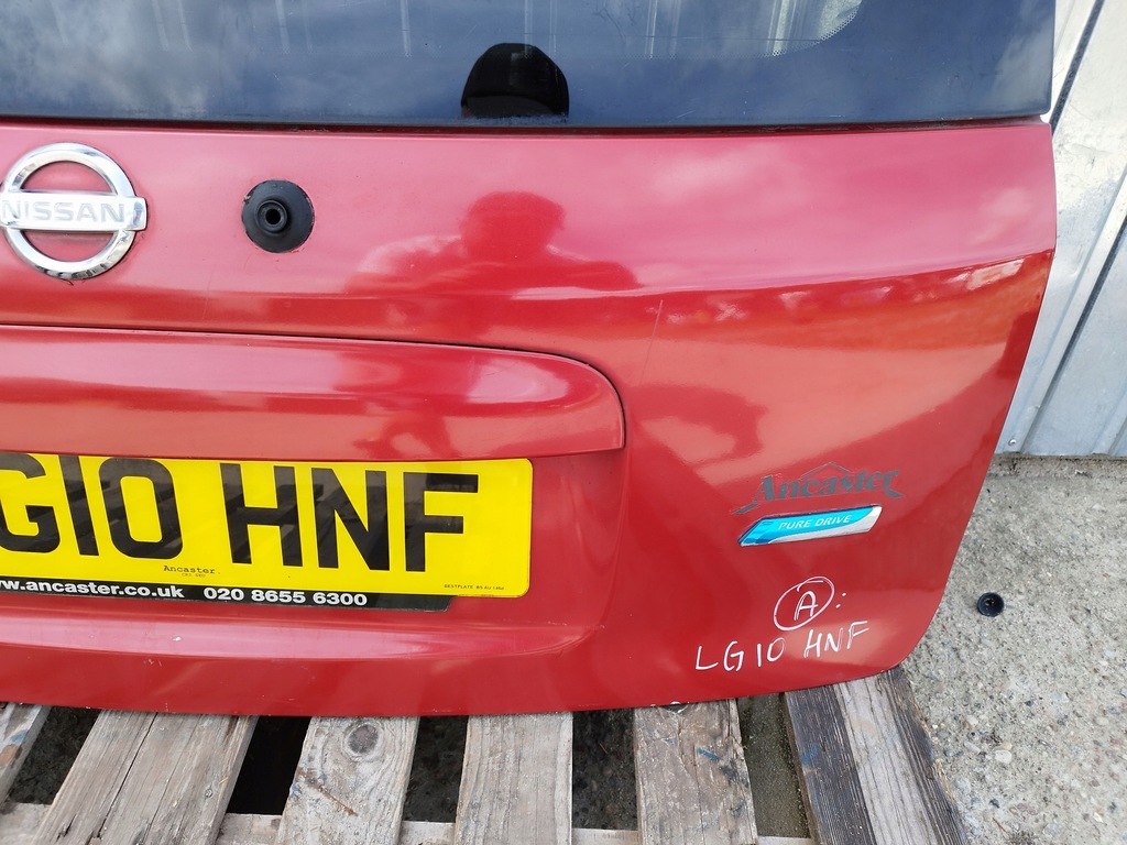 фото №7, Кришка багажника багажника скло задня nissan note e11 lata 2006-2012 a32 g