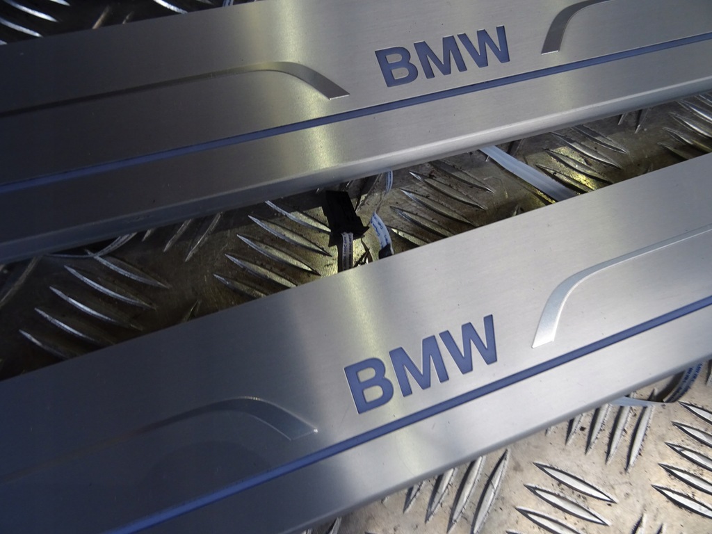 фото №6, Bmw 7 g11 накладки підсвічувані порогові