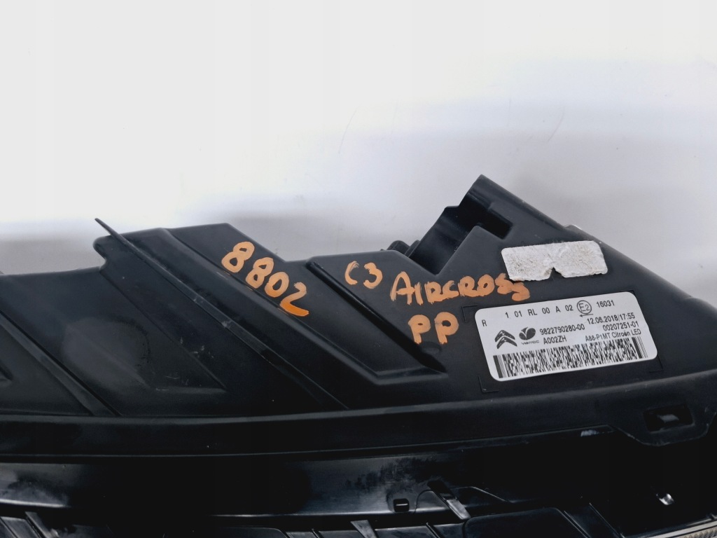 фото №6, Лампа do движение dziennej drl led правый перед citroen c3 aircross 2017- #8802