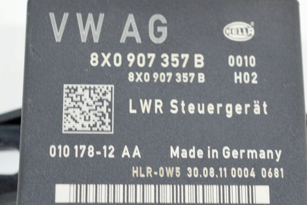 фото №6, Audi a1 8x блок управляющий zasięgiem фары ecu 8x0907357b 010178-