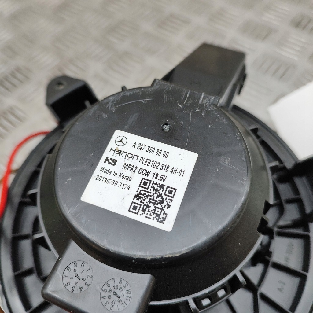 фото №7, Mercedes-benz a w177 2019 вентилятор обдув / воздуходувка