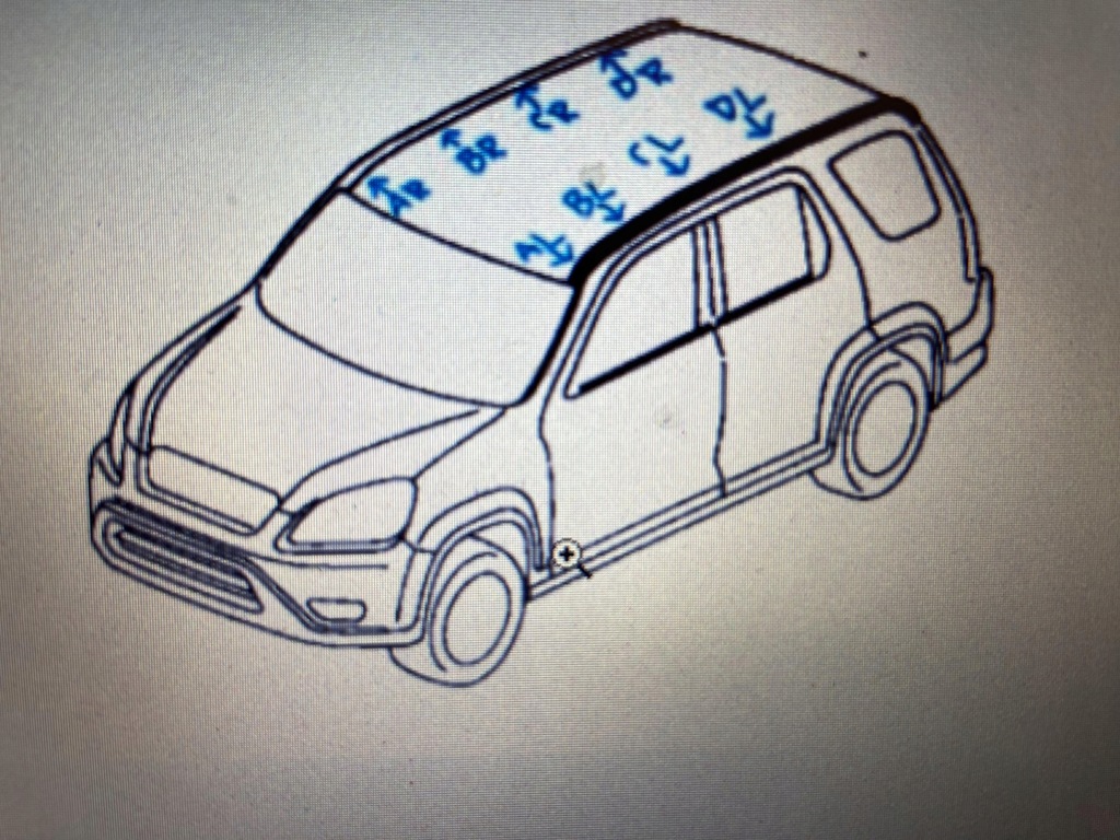 фото №6, Заглушка рейлинг правая задняя правый задняя cr honda cr-v ii 02-06