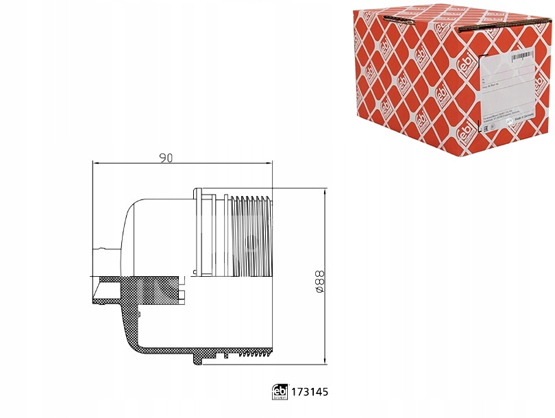 фото №13, Крышка фильтра масла febi bilstein 173145 55197220 fiat opel