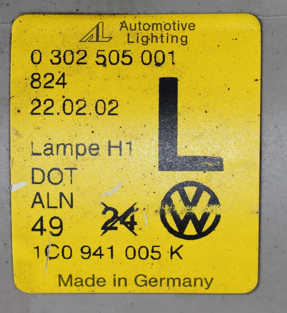 фото №5, Лампа ліва, перед, 1c0941005k, vw beetle