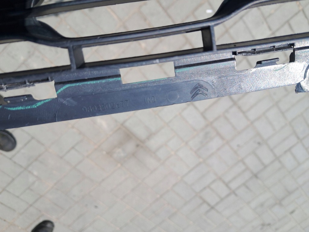 фото №6, Citroen c4 picasso ii / c3 ii lift решітка нижня бампера передній