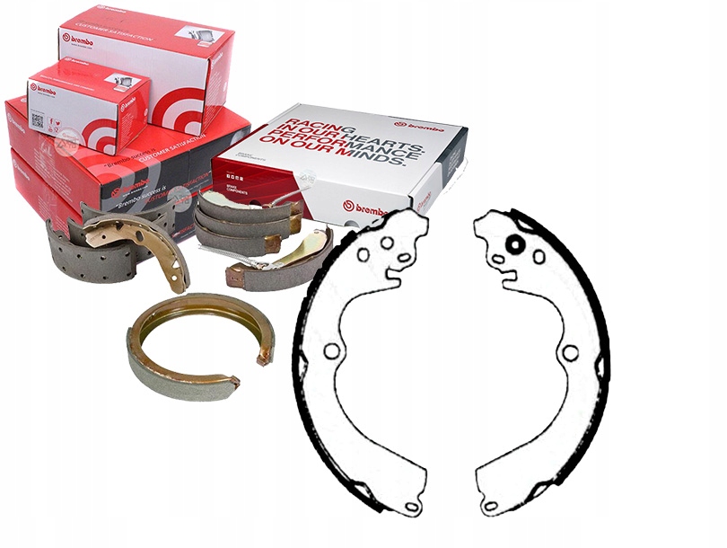 Купити Brembo набір колодка гальмівних 26257aa050 26257a