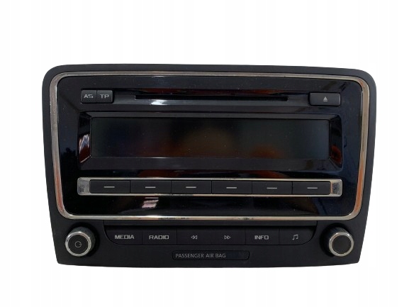 фото №1, Skoda superb ii lift радио заводской cd 3t0035161j