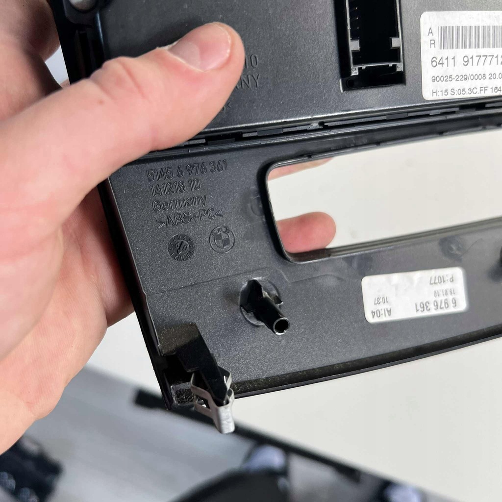 фото №10, Bmw 5 e60 e61 2006 середина панель кондиционера 9177712