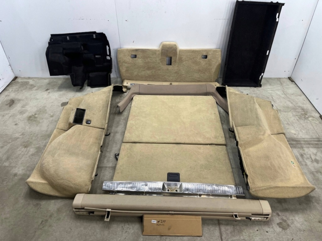 Сиденья mercedes w210 kombi 95-02r. заднее сиденье задняя обшивки дверь комплект кожа Доставка