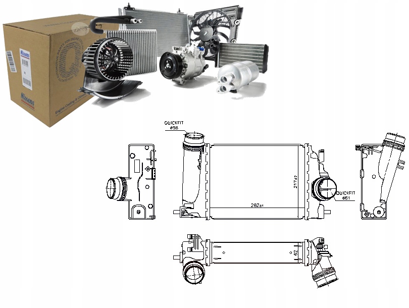 Купити Інтеркулер радіатор повітря впускний nissan qashqai 2 renault
