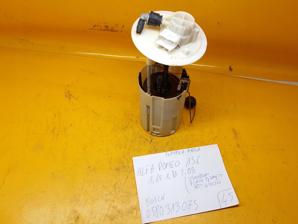 фото №13, 0580313075 насос топлива alfa romeo 156 1.8 lift