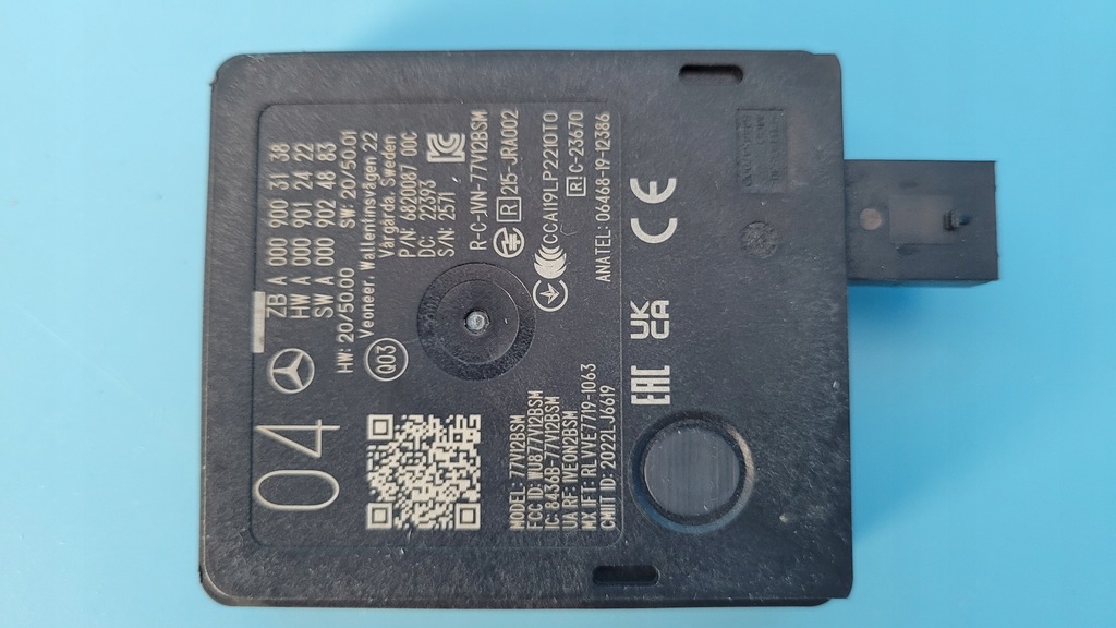 фото №7, Mercedes w206 c220 радар distronic a0009003138