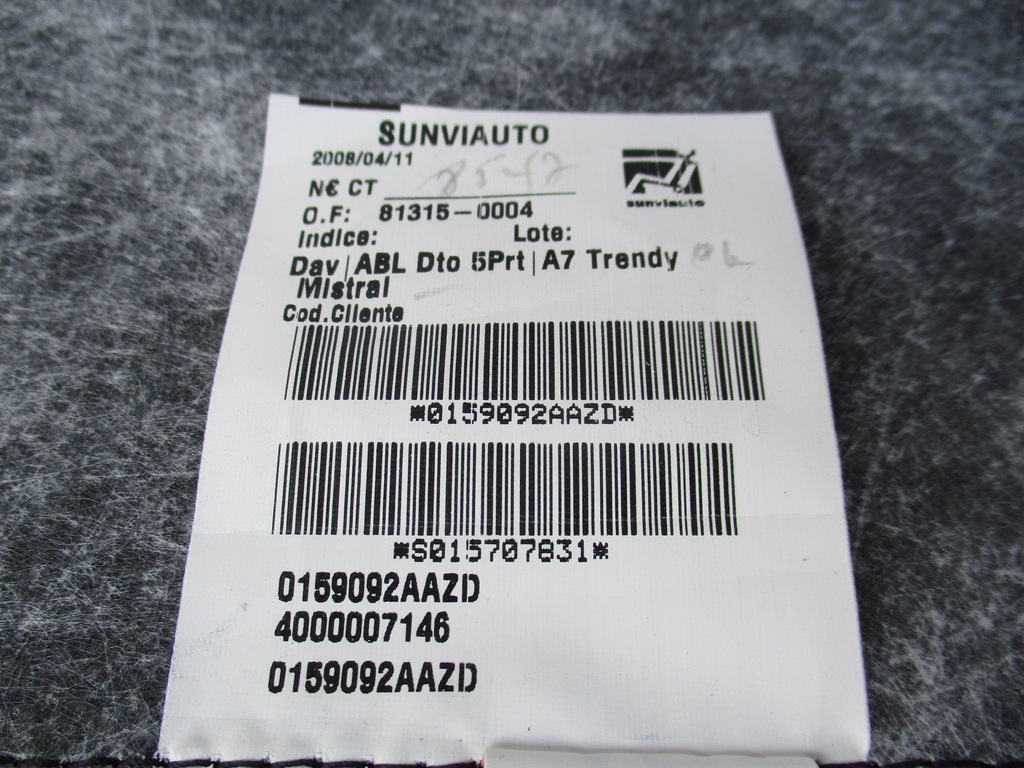 фото №9, Peugeot 207 06-12 оббивка сидіння сидіння пасажира