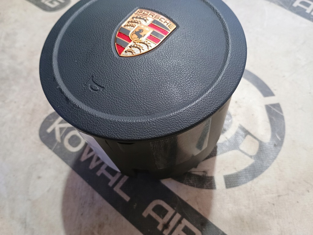 фото №5, Porsche cayman cayenne 7p5 подушка безопасности подушка водителя резиновый элемент czarna оригинал