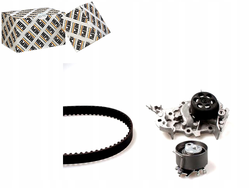 фото №1, Hepu pk09540s насос водяная + набор ремень распределительного вала