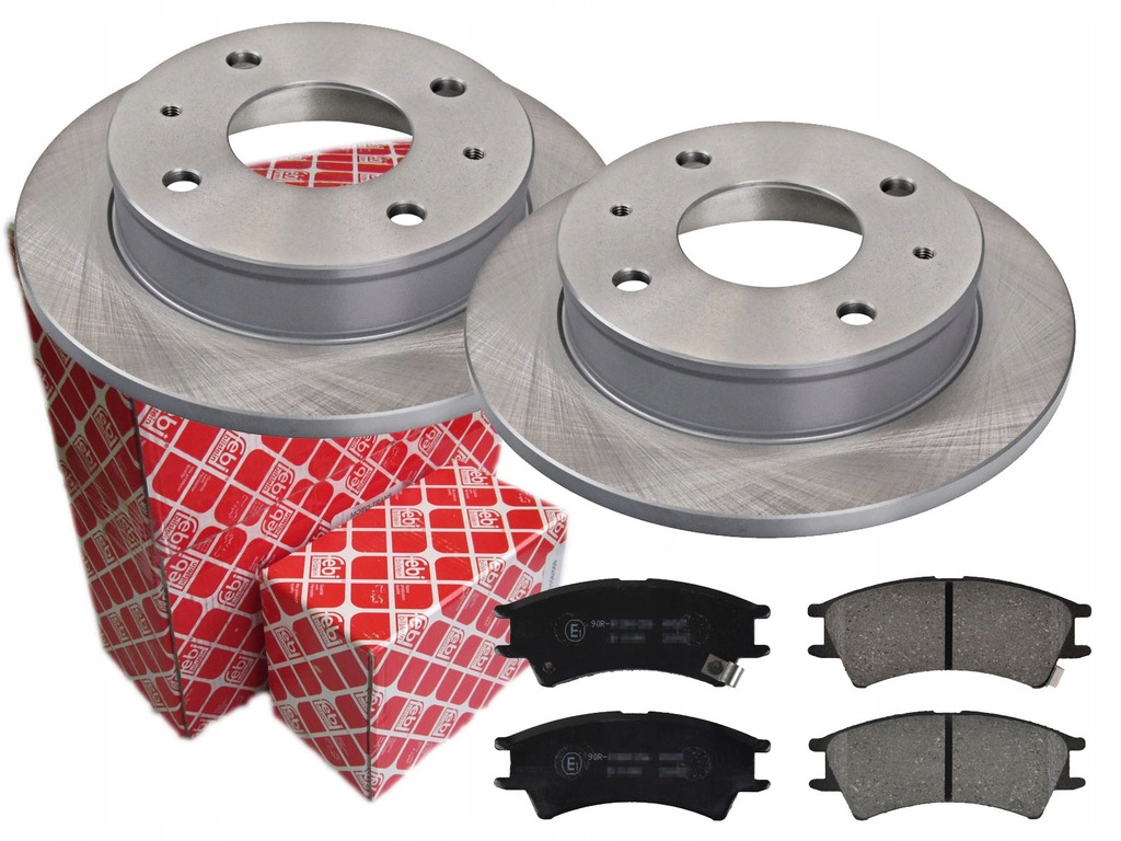 фото №1, Тормозные диски + тормозные колодки febi перед hyundai atos