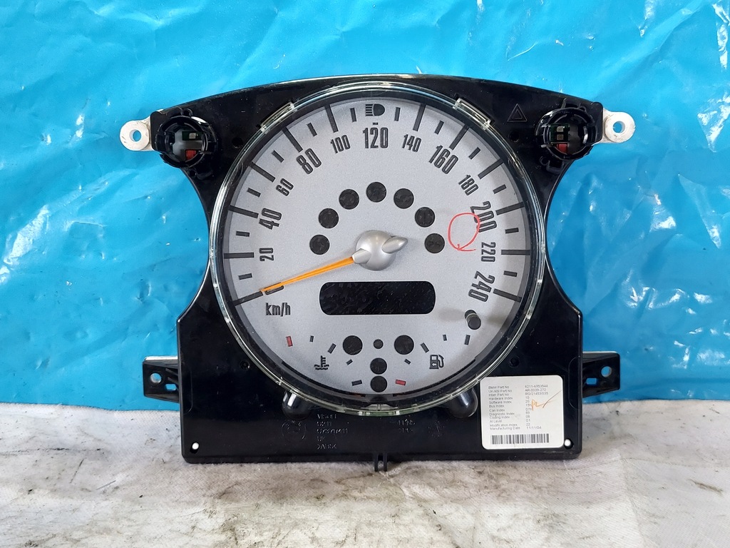 фото №1, Счетчик приборная панель mini r50 r53 1.6 b 62116953544