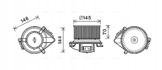 фото №2, Повітродувка вентилятор обдув rt8621