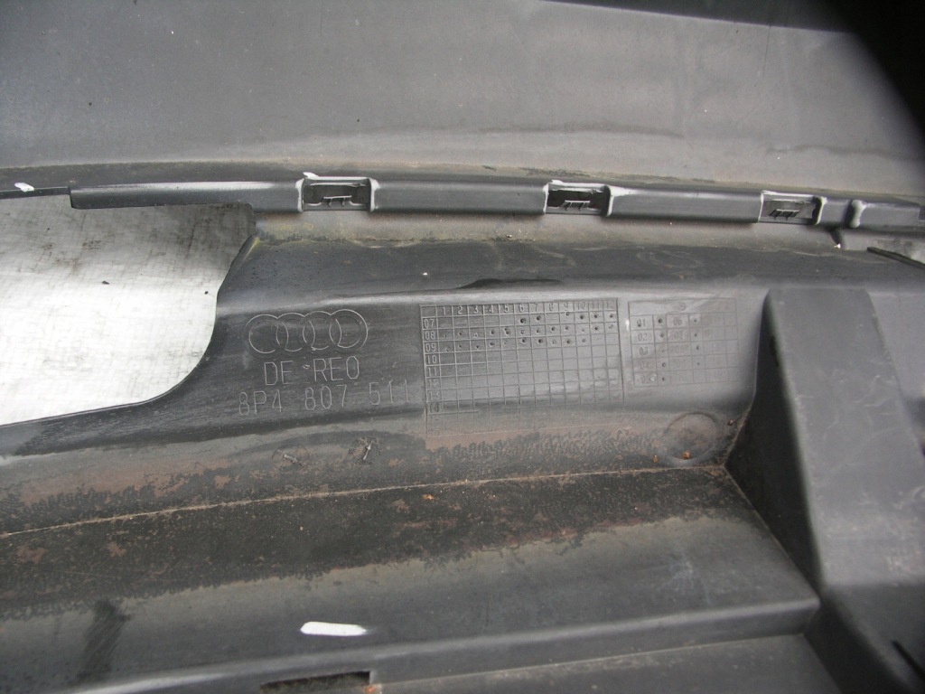 Audi a3 8p4 lift 08-12 бампер задний bez opcji Оригинал