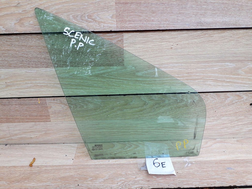 фото №1, Стекло боковая дверь малый треугольник правый перед renault scenic i