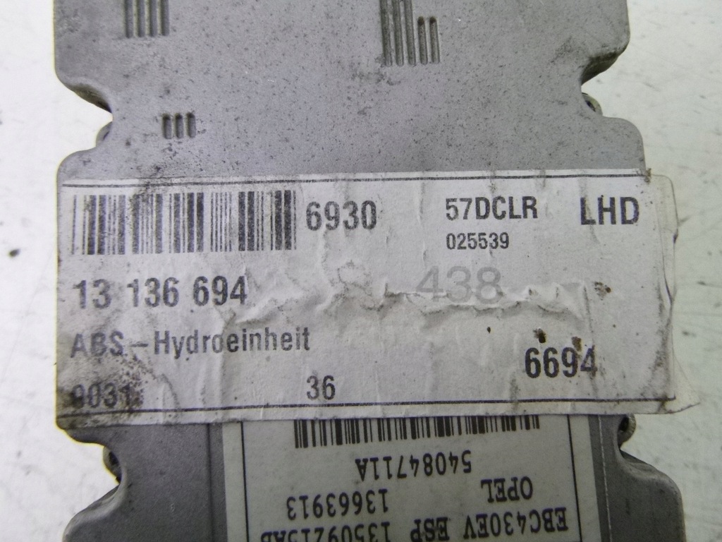 фото №6, Насос abs esp opel signum vectra c 2.2 04r.