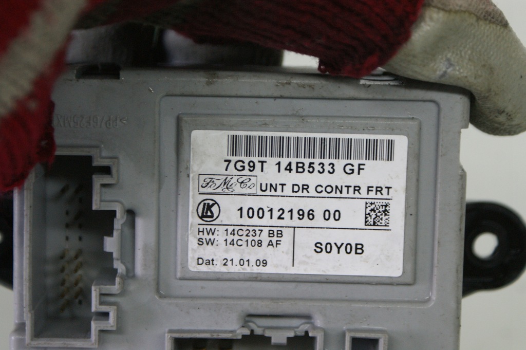 фото №8, Модуль двері перед 7g9t14b533 mondeo mk4 s-max