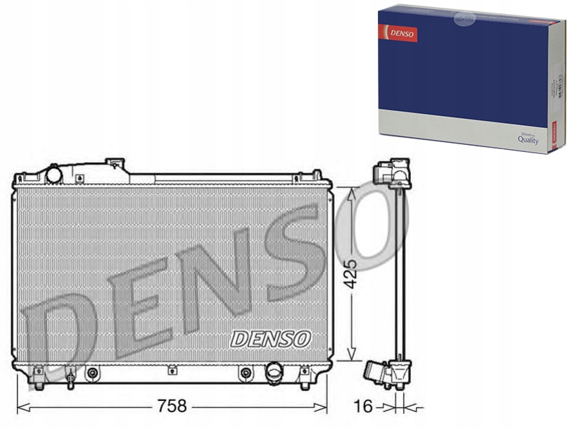 Купить Denso drm51003 радиатор, система охлаждение двигателя