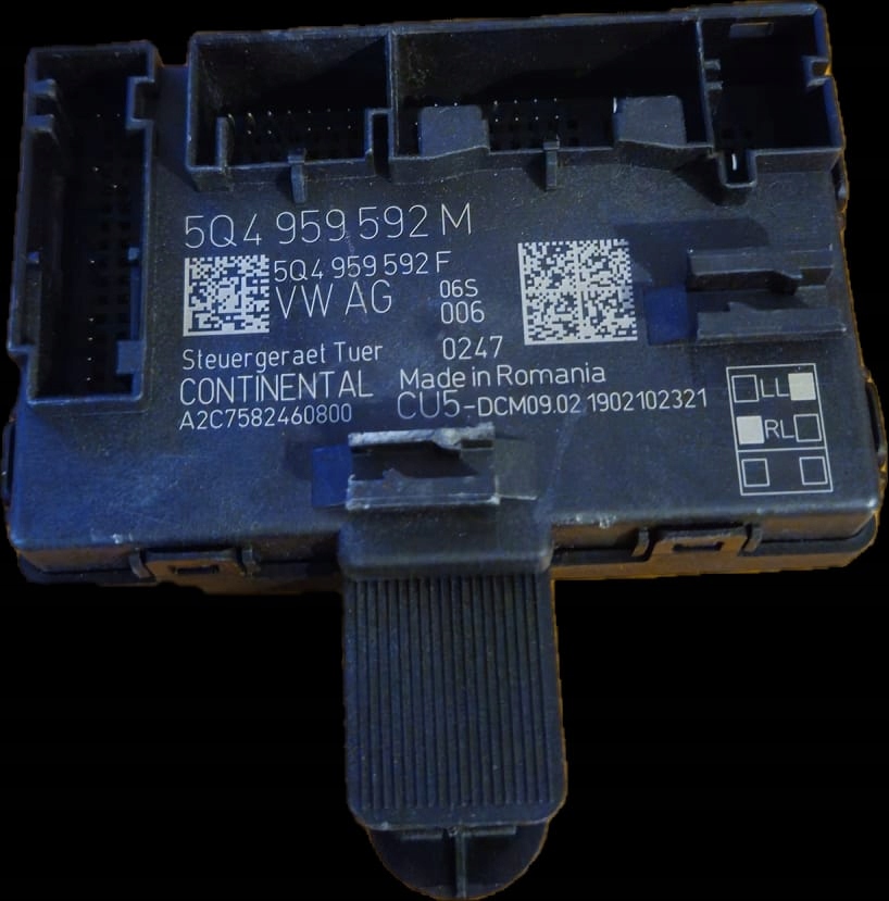 фото №1, Модуль блок управления дверь seat leon 5q4959592m