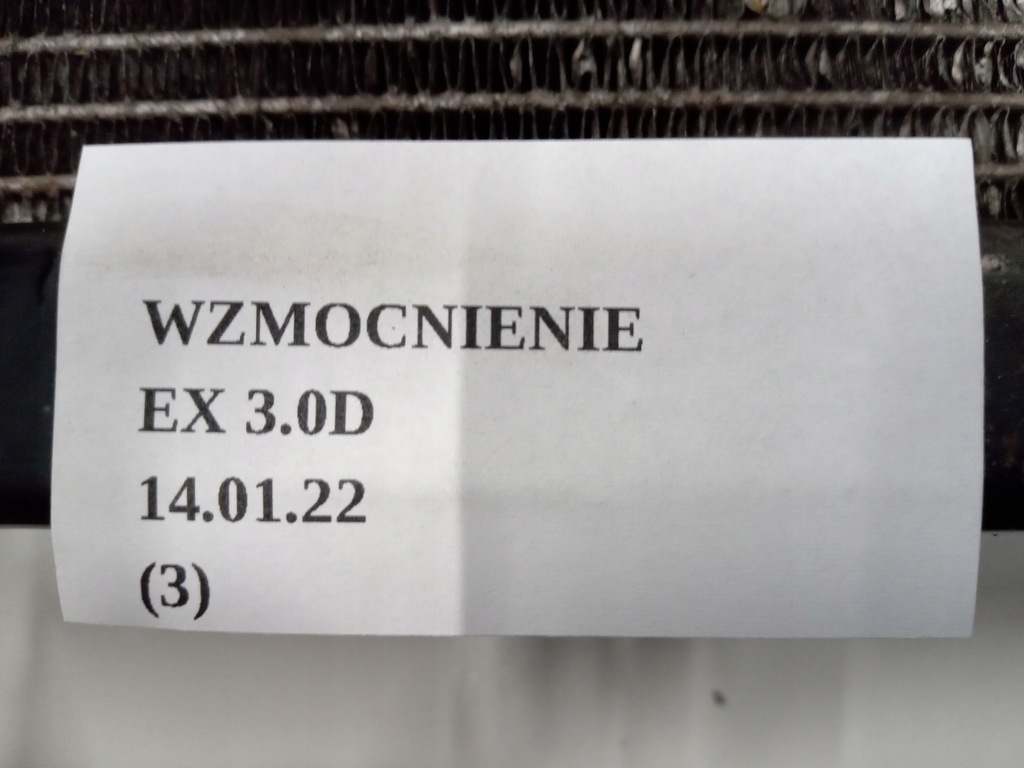 фото №5, Металева рамка радіатор wody infiniti ex30 3.0 d