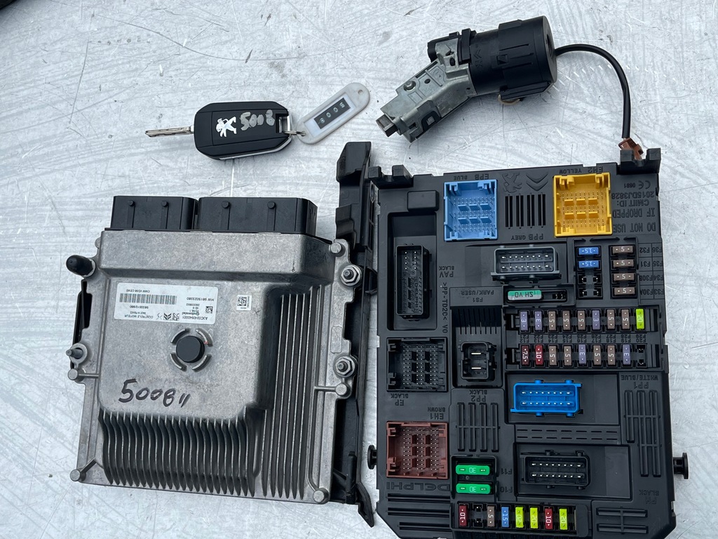 фото №1, Набір стартовий бортовий комп'ютер peugeot 5008 ii 1,2 thp