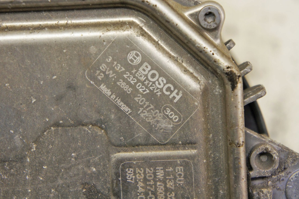 фото №6, Uq398 opel insignia b 1.6cdti моторчик вентилятора радіатора 3137232027