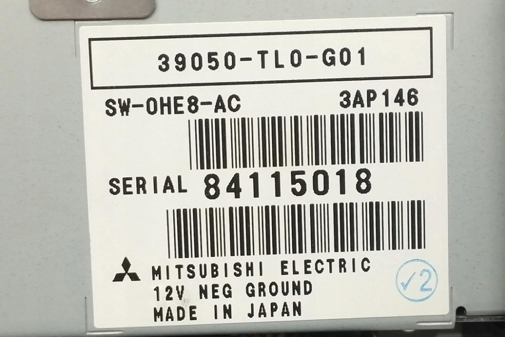 фото №10, Радио с навигация honda accord viii cu 39050tl0g01 2.2l дизель 110kw 2008