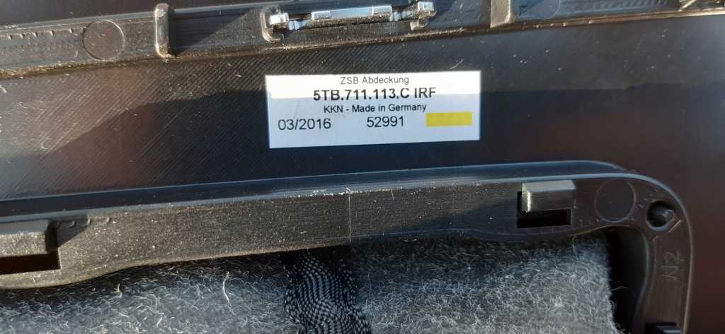 фото №4, Ручка передач mieszak vw touran 5ta с 2017rok 19km