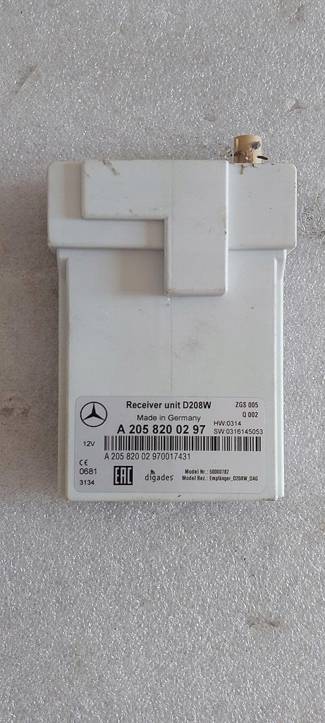 фото №1, Mercedes cls w218 gle w166 блок управления модуль webasto