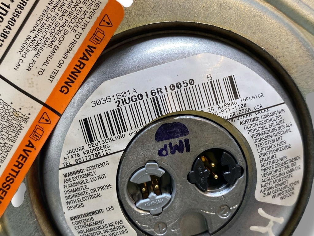 фото №7, Jaguar s-type 3000cm3 2004 подушка повітряна подушка безпеки керма sedan
