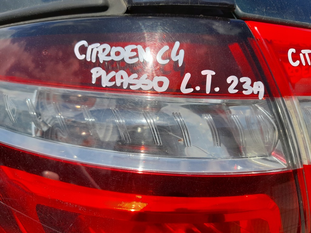 фото №7, Citroen c4 picasso fl лампа левый задняя левая крыло