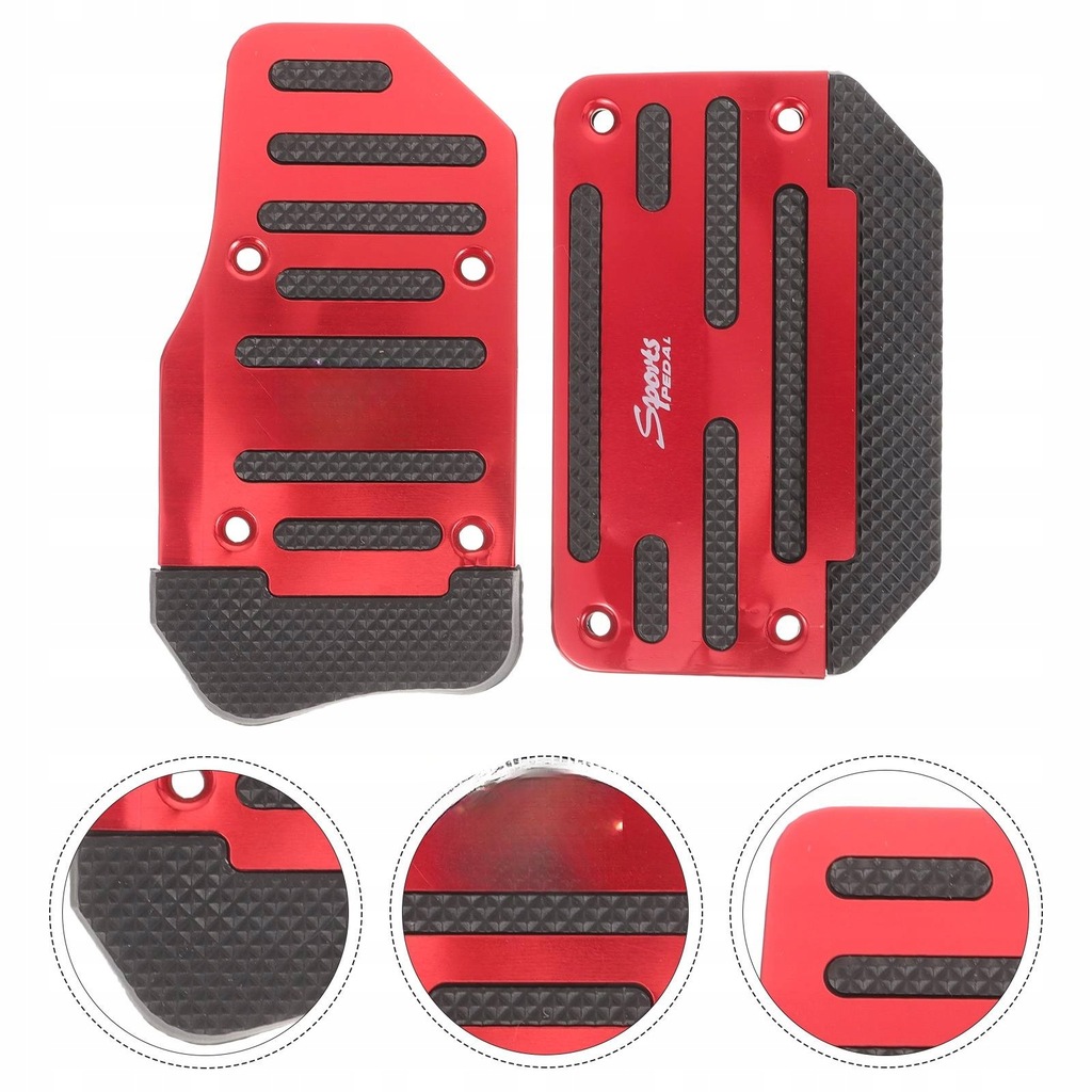 фото №14, 2szt. педали автомобильные крышка накладки na płatki универсальные тормозные колодки тормозные автомобильные аксессуары автомобильные