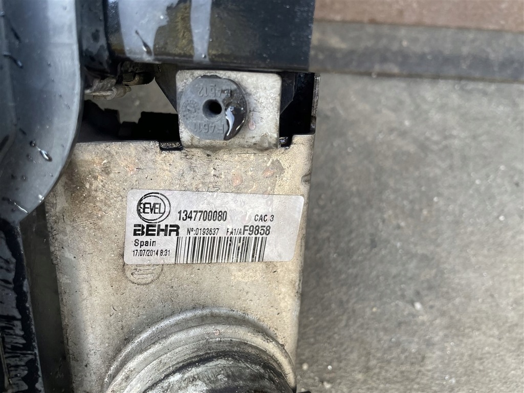 фото №8, Комплект радіатор радіатор 2.2 hdi citroen jumper iii euro 5 lift 12-16 rok