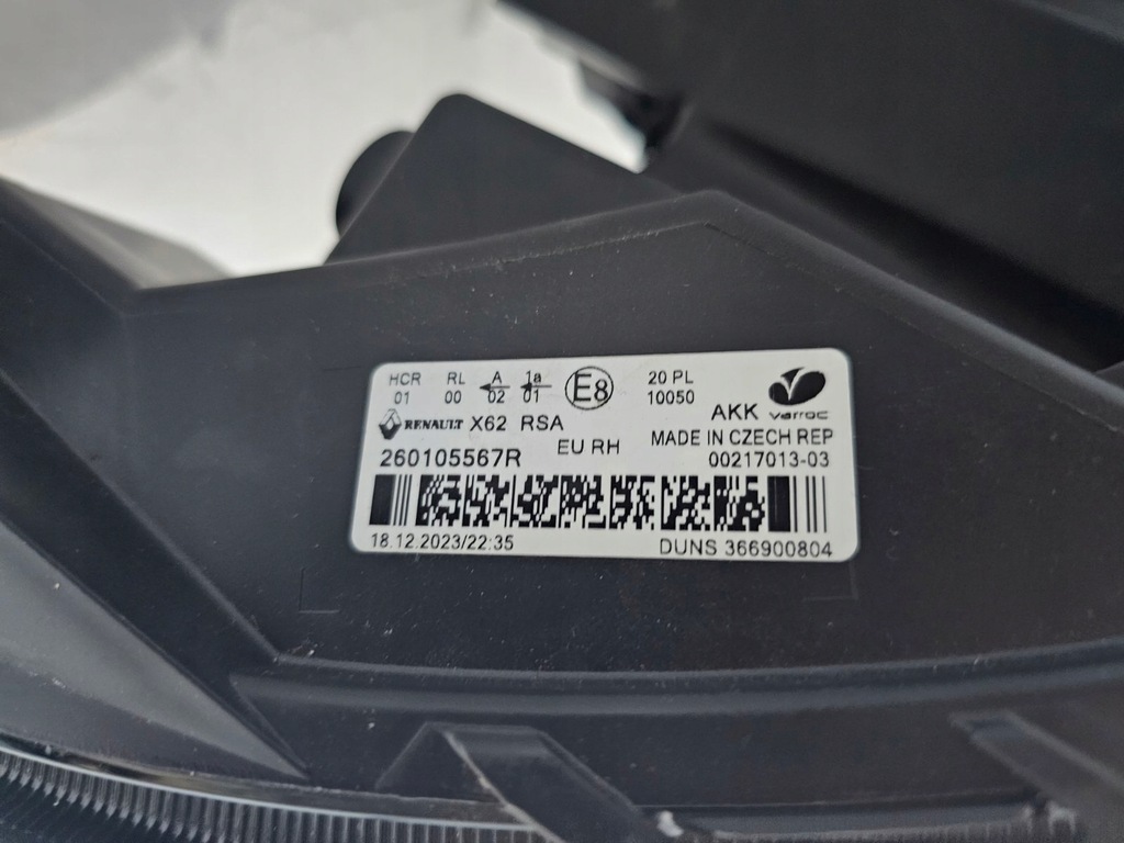 фото №5, Оригінальний фара renault master iv 4 h7/led 2019+ права