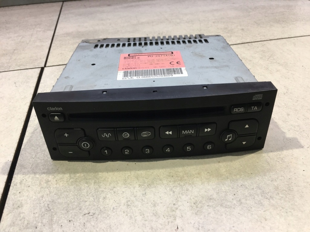 фото №1, Радио cd citroen c2 1.4 96565718xt